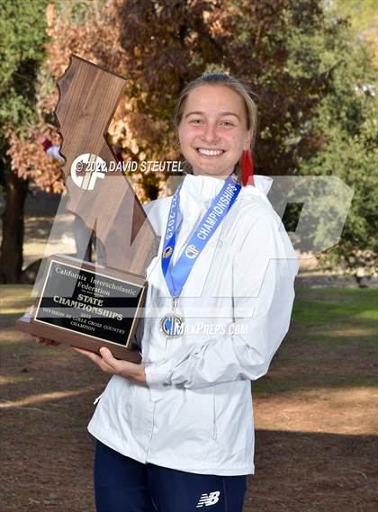Thumbnail 1 in CIF State Cross Country Championships (Girls Awards) photogallery.