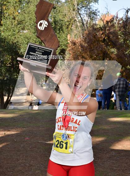 Thumbnail 2 in CIF State Cross Country Championships (Girls Awards) photogallery.