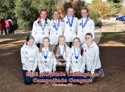 Thumbnail 2 in CIF State Cross Country Championships (Girls Awards) photogallery.