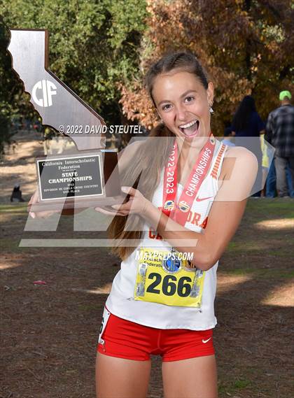 Thumbnail 2 in CIF State Cross Country Championships (Girls Awards) photogallery.