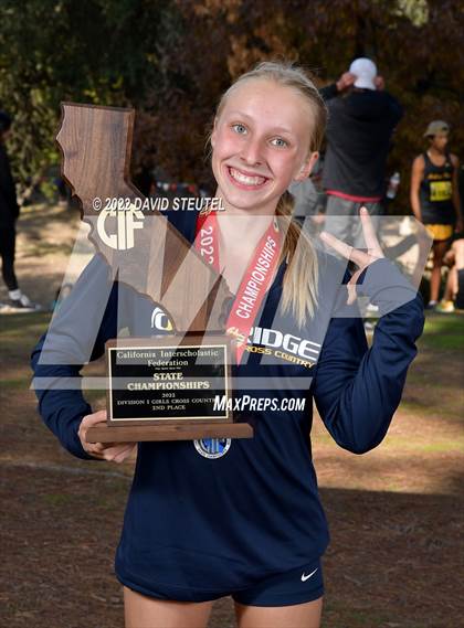 Thumbnail 1 in CIF State Cross Country Championships (Girls Awards) photogallery.
