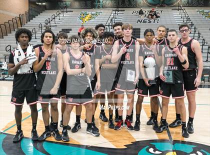 Thumbnail 3 in De La Salle vs. Harvard-Westlake (Hoophall West - Nike TOC) photogallery.