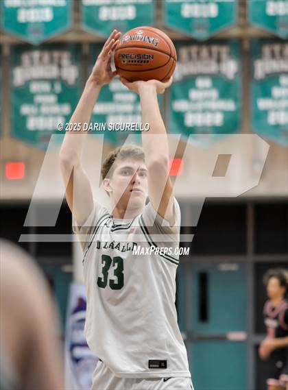 Thumbnail 3 in De La Salle vs. Harvard-Westlake (Hoophall West - Nike TOC) photogallery.