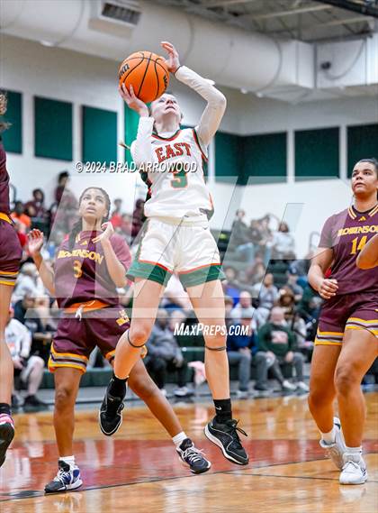 Thumbnail 3 in Robinson vs East Lincoln (East Lincoln Winter Jam) photogallery.