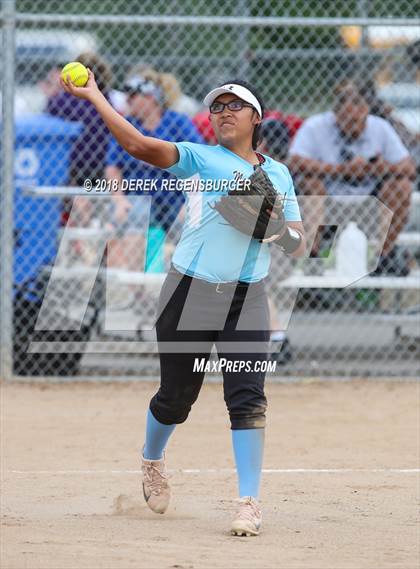 Thumbnail 2 in Mountain Range vs Cherry Creek (Loveland Softball Showcase) photogallery.