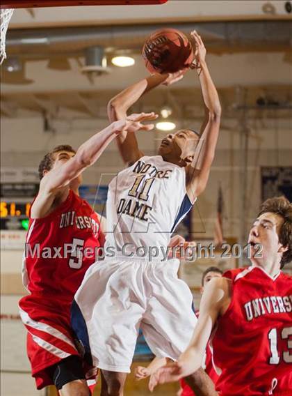Thumbnail 3 in University vs. Notre Dame photogallery.