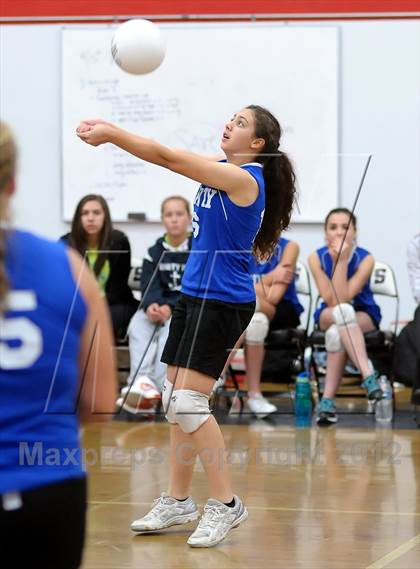 Thumbnail 3 in Trinity Prep @ Sacramento Country Day (CIF SJS D6 Playoffs) photogallery.