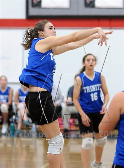 Thumbnail 1 in Trinity Prep @ Sacramento Country Day (CIF SJS D6 Playoffs) photogallery.