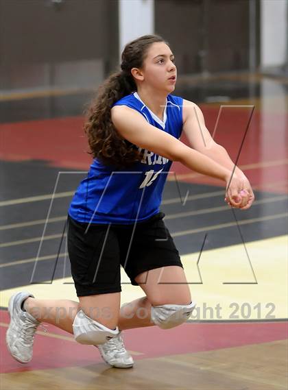 Thumbnail 2 in Trinity Prep @ Sacramento Country Day (CIF SJS D6 Playoffs) photogallery.