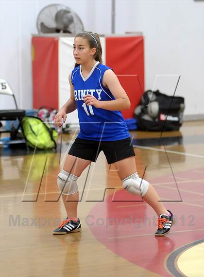 Thumbnail 3 in Trinity Prep @ Sacramento Country Day (CIF SJS D6 Playoffs) photogallery.