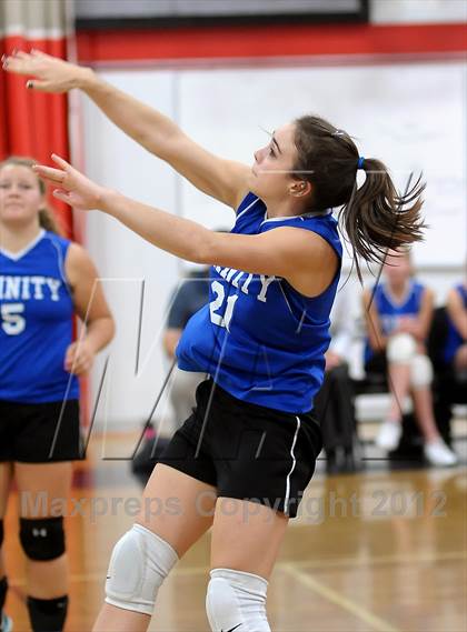 Thumbnail 1 in Trinity Prep @ Sacramento Country Day (CIF SJS D6 Playoffs) photogallery.