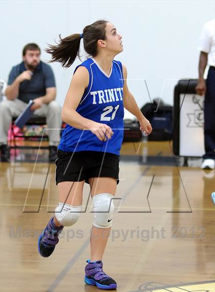 Thumbnail 3 in Trinity Prep @ Sacramento Country Day (CIF SJS D6 Playoffs) photogallery.