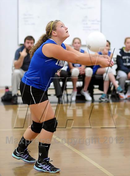 Thumbnail 2 in Trinity Prep @ Sacramento Country Day (CIF SJS D6 Playoffs) photogallery.