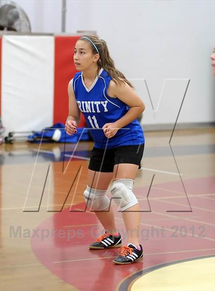 Thumbnail 3 in Trinity Prep @ Sacramento Country Day (CIF SJS D6 Playoffs) photogallery.