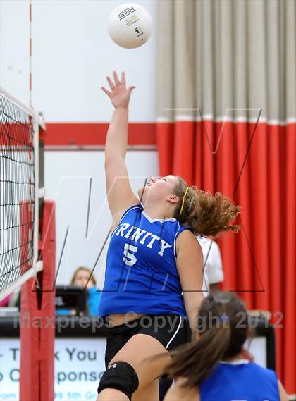 Thumbnail 3 in Trinity Prep @ Sacramento Country Day (CIF SJS D6 Playoffs) photogallery.