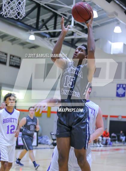 Thumbnail 2 in Sierra Canyon vs Righetti (Hart Holiday Classic) photogallery.