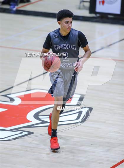 Thumbnail 2 in Sierra Canyon vs Righetti (Hart Holiday Classic) photogallery.