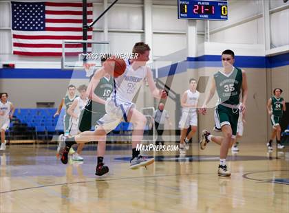 Thumbnail 1 in Meadowbrook Christian vs. Northumberland Christian (PIAA District IV 1A Quarterfinal) photogallery.