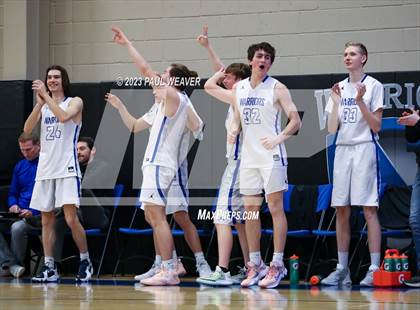 Thumbnail 2 in Meadowbrook Christian vs. Northumberland Christian (PIAA District IV 1A Quarterfinal) photogallery.