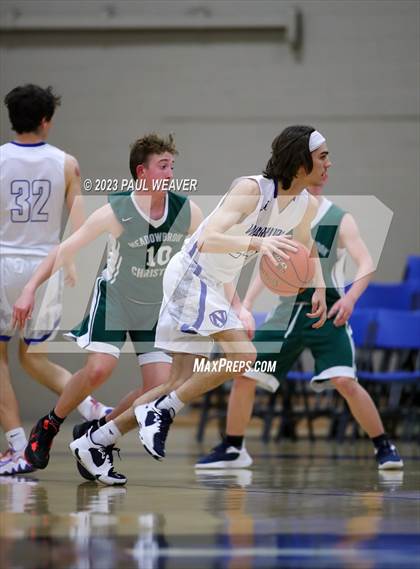 Thumbnail 1 in Meadowbrook Christian vs. Northumberland Christian (PIAA District IV 1A Quarterfinal) photogallery.