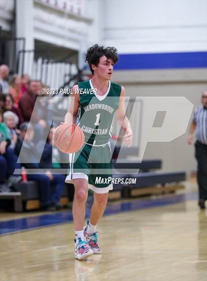 Thumbnail 1 in Meadowbrook Christian vs. Northumberland Christian (PIAA District IV 1A Quarterfinal) photogallery.