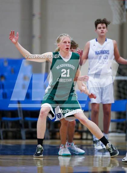 Thumbnail 1 in Meadowbrook Christian vs. Northumberland Christian (PIAA District IV 1A Quarterfinal) photogallery.