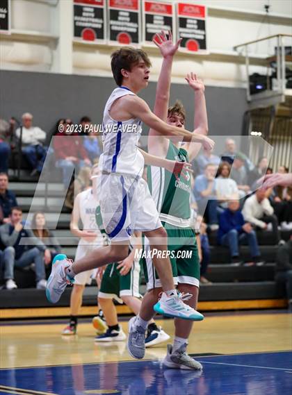 Thumbnail 1 in Meadowbrook Christian vs. Northumberland Christian (PIAA District IV 1A Quarterfinal) photogallery.