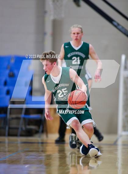 Thumbnail 2 in Meadowbrook Christian vs. Northumberland Christian (PIAA District IV 1A Quarterfinal) photogallery.
