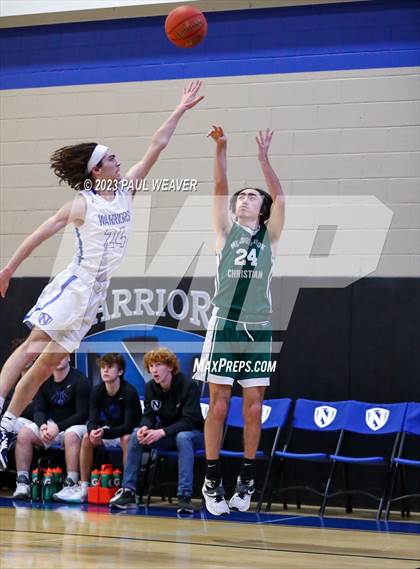 Thumbnail 2 in Meadowbrook Christian vs. Northumberland Christian (PIAA District IV 1A Quarterfinal) photogallery.
