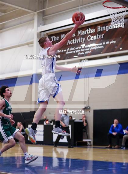 Thumbnail 1 in Meadowbrook Christian vs. Northumberland Christian (PIAA District IV 1A Quarterfinal) photogallery.