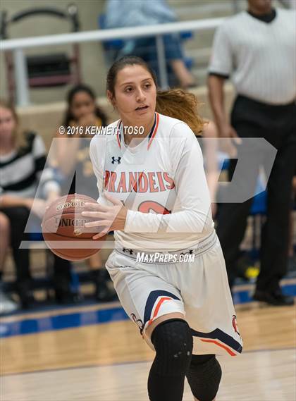 Thumbnail 2 in Brandeis @ Brennan (NISD Girls Basketball Tournament) photogallery.