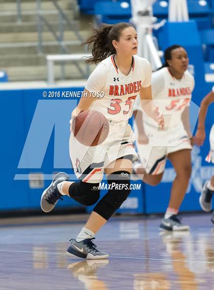 Thumbnail 2 in Brandeis @ Brennan (NISD Girls Basketball Tournament) photogallery.