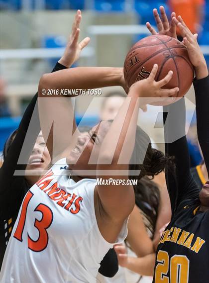 Thumbnail 2 in Brandeis @ Brennan (NISD Girls Basketball Tournament) photogallery.
