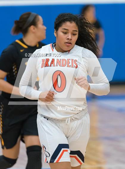 Thumbnail 2 in Brandeis @ Brennan (NISD Girls Basketball Tournament) photogallery.