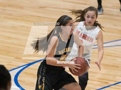 Thumbnail 3 in Brandeis @ Brennan (NISD Girls Basketball Tournament) photogallery.