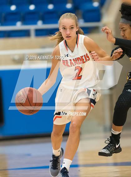 Thumbnail 1 in Brandeis @ Brennan (NISD Girls Basketball Tournament) photogallery.