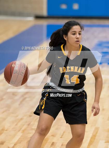 Thumbnail 1 in Brandeis @ Brennan (NISD Girls Basketball Tournament) photogallery.