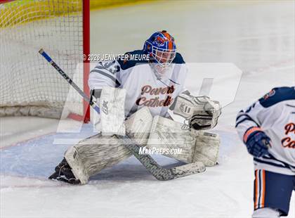 Thumbnail 1 in Powers Catholic vs  University of Detroit Jesuit (MHSAA Division 2 State Semifinal) photogallery.