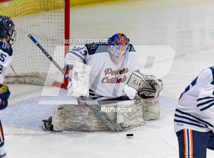 Thumbnail 2 in Powers Catholic vs  University of Detroit Jesuit (MHSAA Division 2 State Semifinal) photogallery.