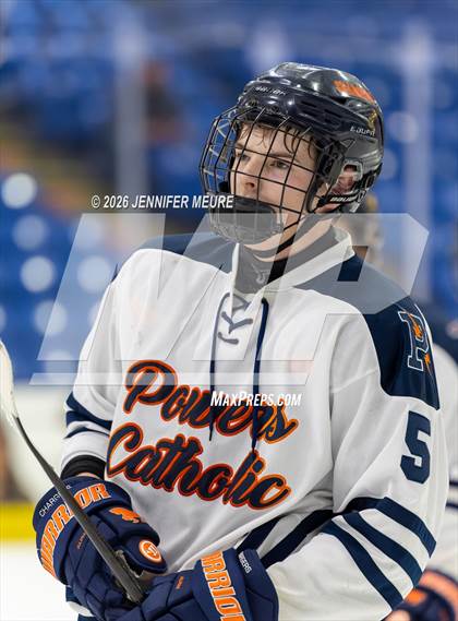 Thumbnail 2 in Powers Catholic vs  University of Detroit Jesuit (MHSAA Division 2 State Semifinal) photogallery.
