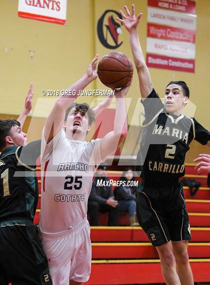 Thumbnail 2 in Rancho Cotate vs. Maria Carrillo (Rose City Tournament) photogallery.