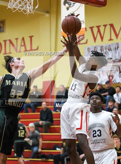 Thumbnail 2 in Rancho Cotate vs. Maria Carrillo (Rose City Tournament) photogallery.