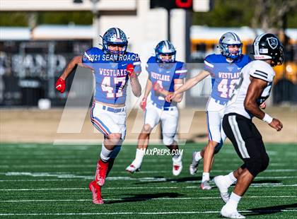 Thumbnail 3 in Steele vs. Westlake (UIL 6A Division 1 Quarterfinal) photogallery.