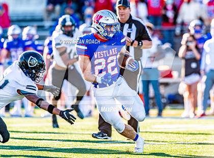 Thumbnail 2 in Steele vs. Westlake (UIL 6A Division 1 Quarterfinal) photogallery.