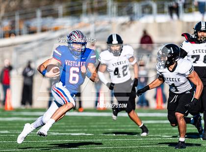 Thumbnail 3 in Steele vs. Westlake (UIL 6A Division 1 Quarterfinal) photogallery.