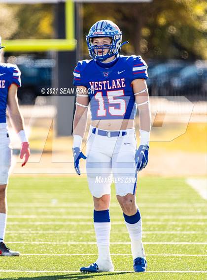 Thumbnail 3 in Steele vs. Westlake (UIL 6A Division 1 Quarterfinal) photogallery.