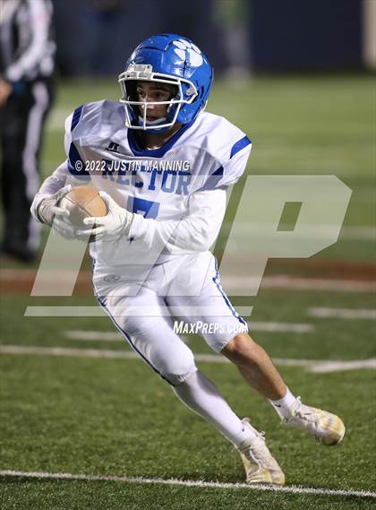 Thumbnail 2 in Izard County vs. Rector (AAA 8 Man Final) photogallery.