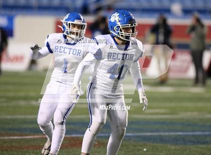 Thumbnail 3 in Izard County vs. Rector (AAA 8 Man Final) photogallery.