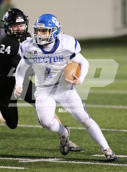 Thumbnail 1 in Izard County vs. Rector (AAA 8 Man Final) photogallery.