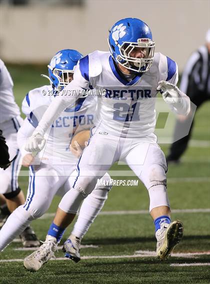 Thumbnail 3 in Izard County vs. Rector (AAA 8 Man Final) photogallery.
